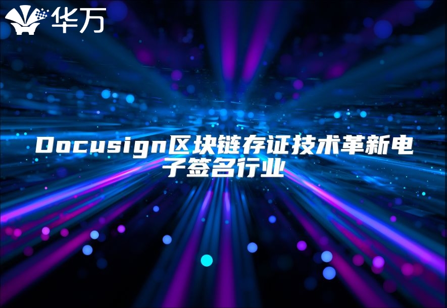 Docusign区块链存证技术革新电子签名行业
