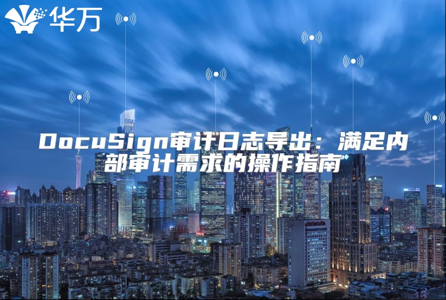 DocuSign审计日志导出：满足内部审计需求的操作指南
