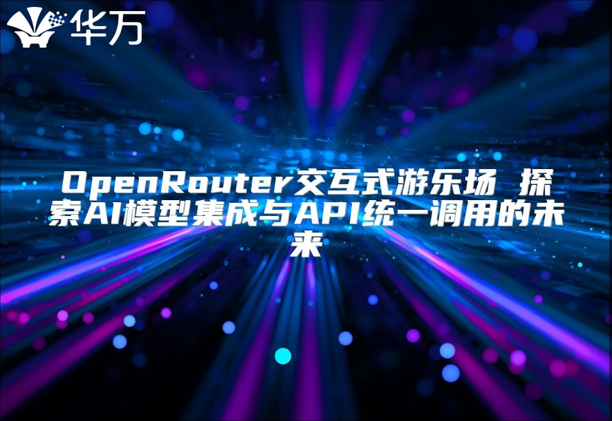 OpenRouter交互式游乐场 探索AI模型集成与API统一调用的未来