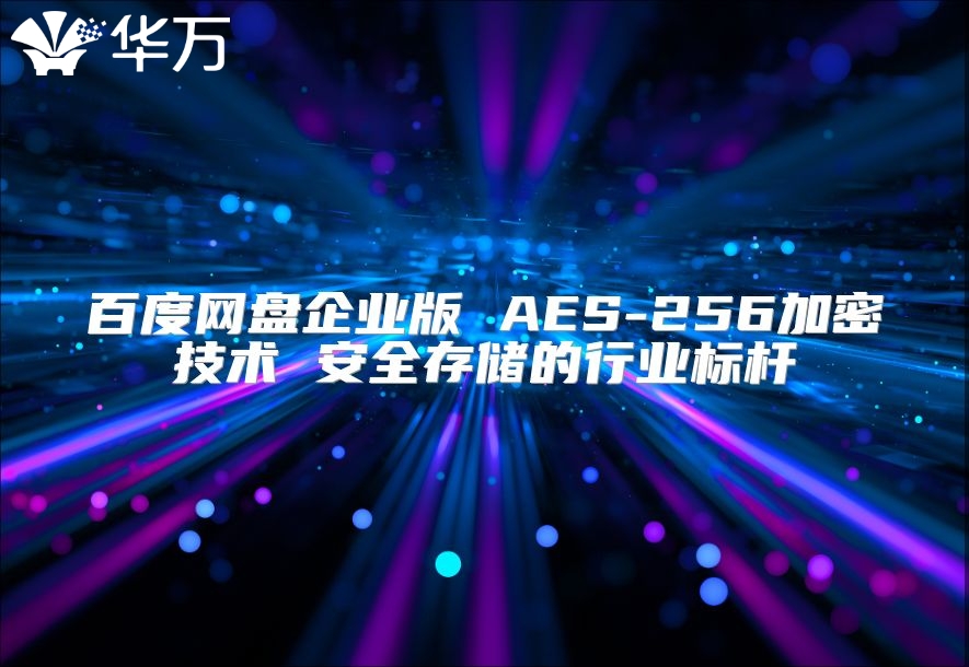百度网盘企业版 AES-256加密技术 安全存储的行业标杆