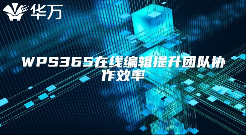 WPS365在线编辑提升团队协作效率