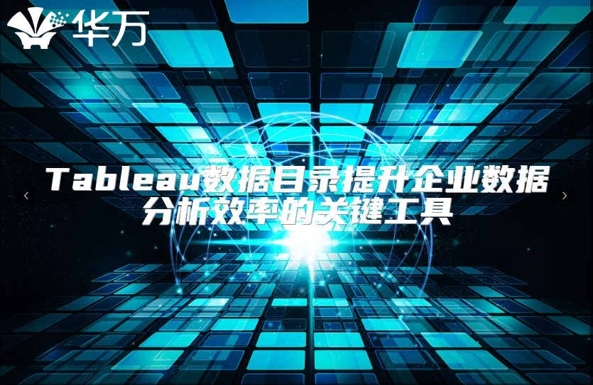 Tableau数据目录提升企业数据分析效率的关键工具