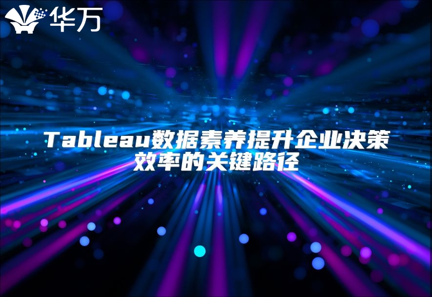 Tableau数据素养提升企业决策效率的关键路径