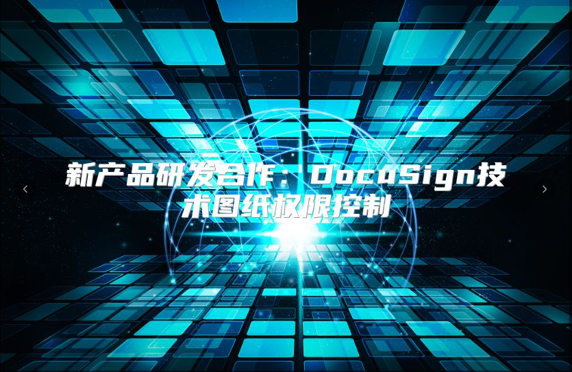 新产品研发合作：DocuSign技术图纸权限控制