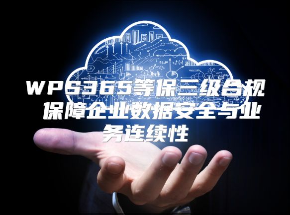 WPS365等保三级合规 保障企业数据安全与业务连续性