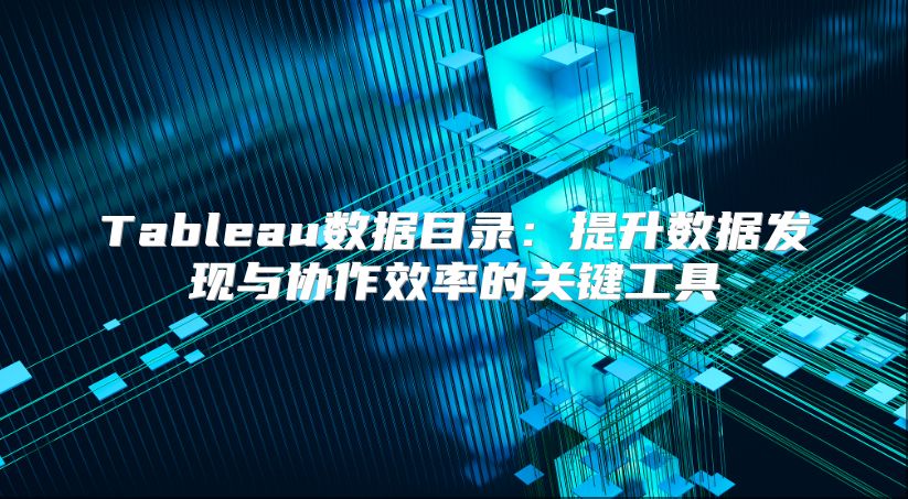Tableau数据目录：提升数据发现与协作效率的关键工具