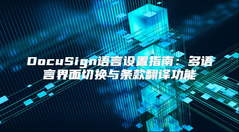DocuSign语言设置指南：多语言界面切换与条款翻译功能