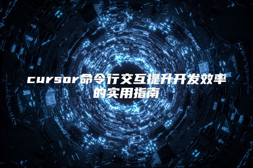 cursor命令行交互提升开发效率的实用指南