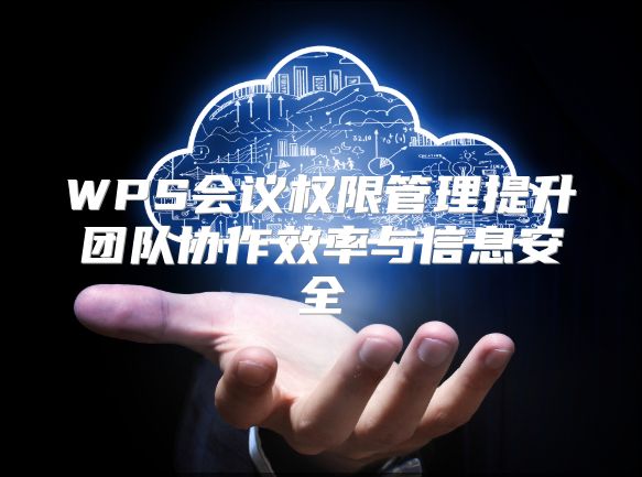 WPS会议权限管理提升团队协作效率与信息安全
