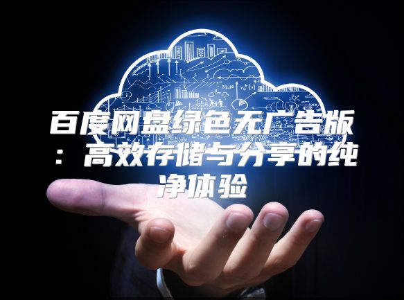 百度网盘绿色无广告版：高效存储与分享的纯净体验
