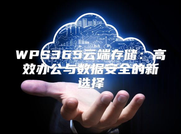 WPS365云端存储：高效办公与数据安全的新选择