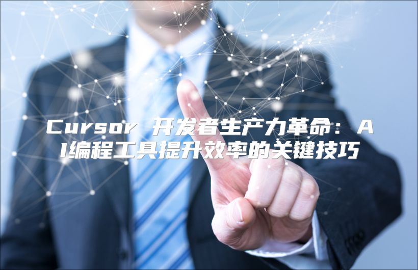 Cursor 开发者生产力革命：AI编程工具提升效率的关键技巧