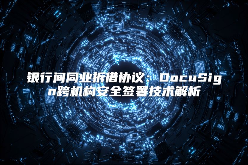 银行间同业拆借协议：DocuSign跨机构安全签署技术解析