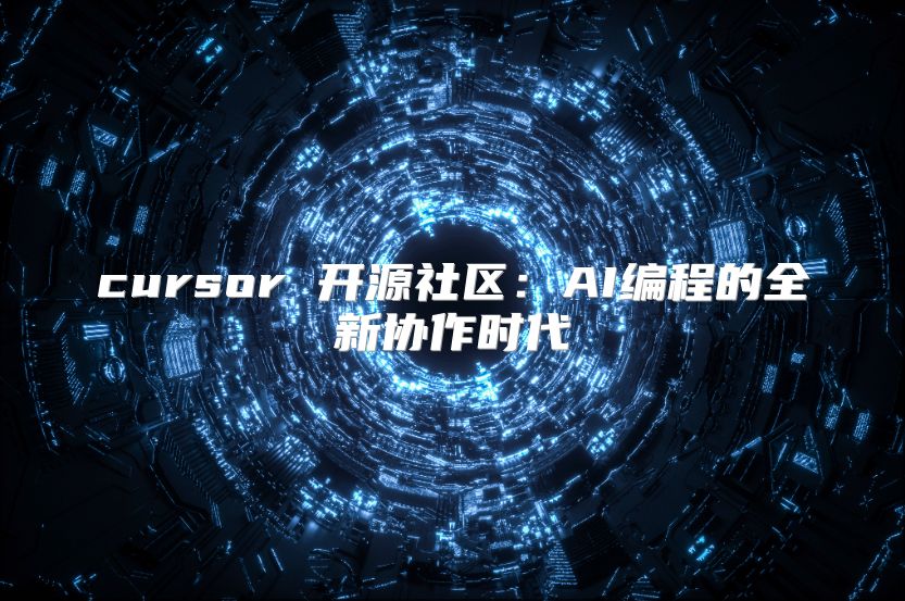 cursor 开源社区：AI编程的全新协作时代