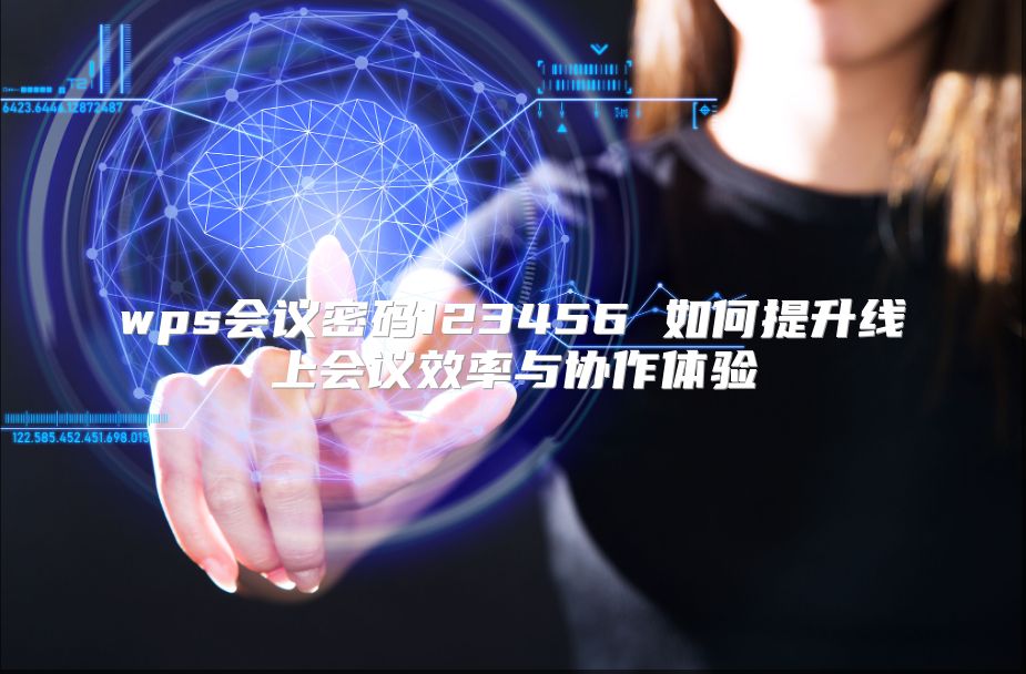 wps会议密码123456 如何提升线上会议效率与协作体验