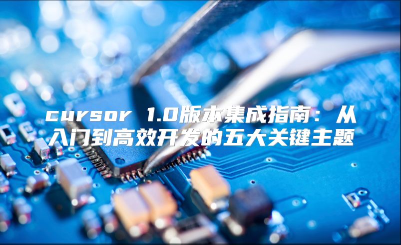 cursor 1.0版本集成指南：从入门到高效开发的五大关键主题