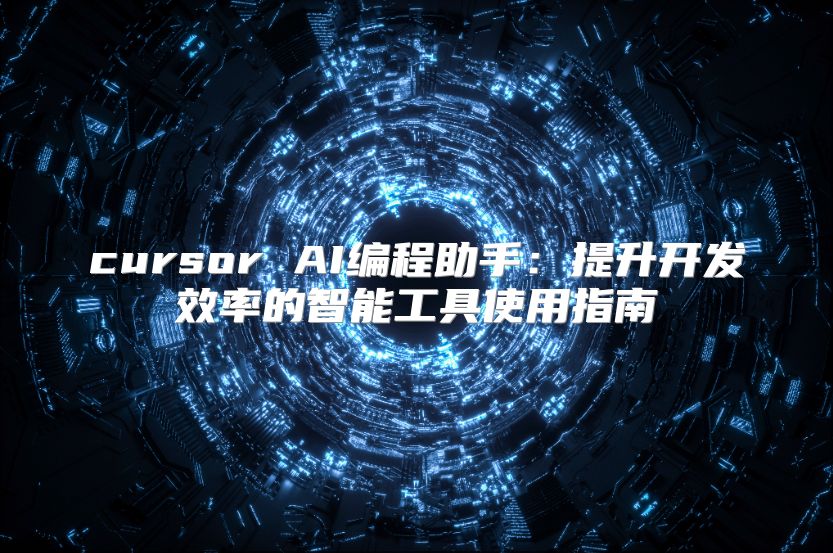 cursor AI编程助手：提升开发效率的智能工具使用指南