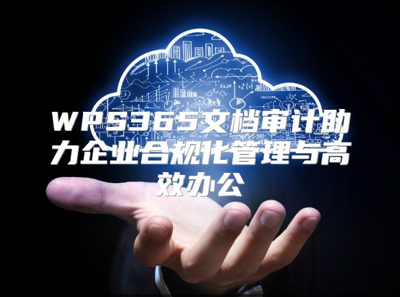 WPS365文档审计助力企业合规化管理与高效办公