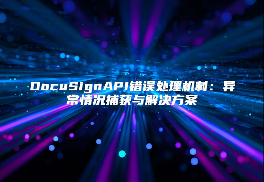 DocuSignAPI错误处理机制：异常情况捕获与解决方案
