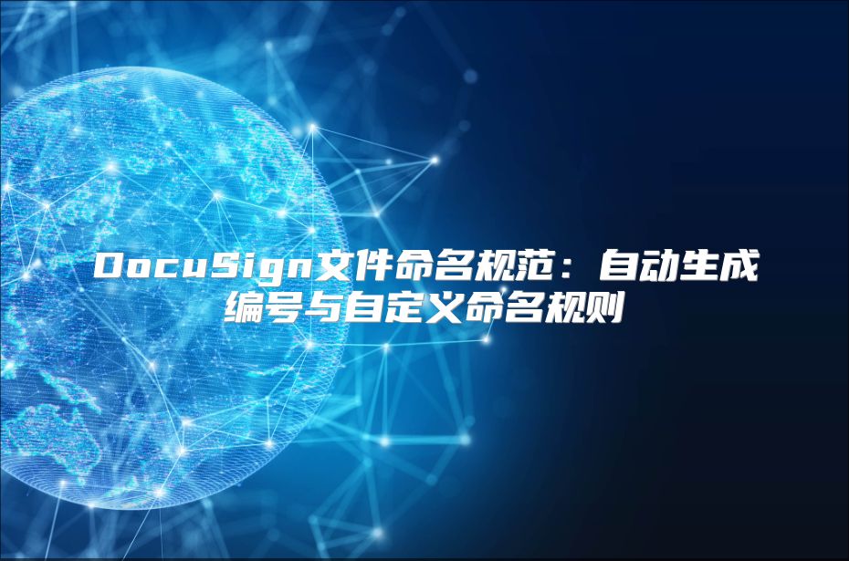 DocuSign文件命名规范：自动生成编号与自定义命名规则