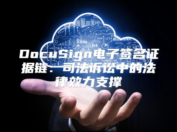 DocuSign电子签名证据链：司法诉讼中的法律效力支撑